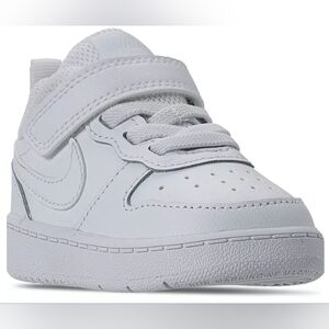 Nike Toddler Court Borough Low 2 Adjustable Strap Closure Sneakers Size 5C New